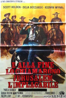 Affiche de film ...e alla fine lo chiamarono Jerusalem l'implacabile