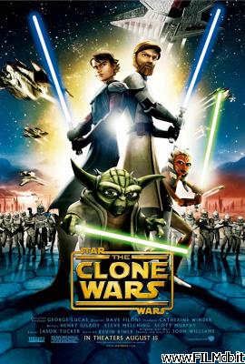 Poster of movie star wars: the clone wars