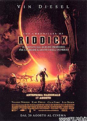 Affiche de film the chronicles of riddick
