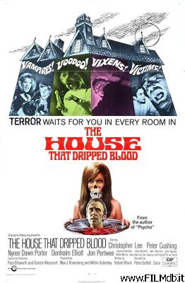 Poster of movie the house that dripped blood
