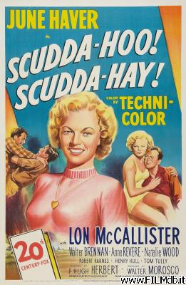poster Affiche de film Bagarre pour une blonde