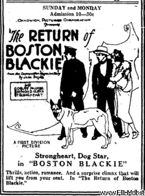 Cartel de la pelicula The Return of Boston Blackie