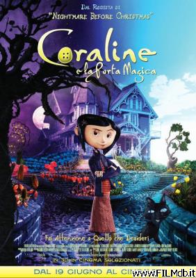Poster of movie coraline