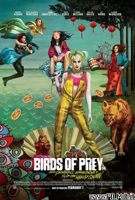 Locandina del film Birds of Prey e la fantasmagorica rinascita di Harley Quinn