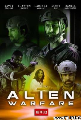 Cartel de la pelicula Alien Warfare