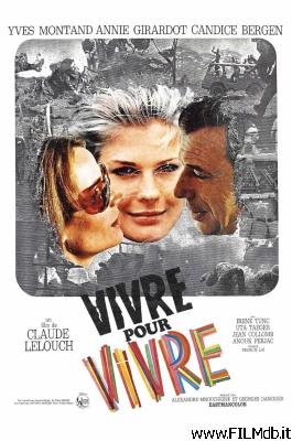 Affiche de film Vivre pour vivre