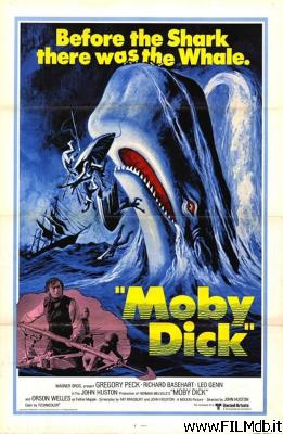 Locandina del film Moby Dick - La balena bianca