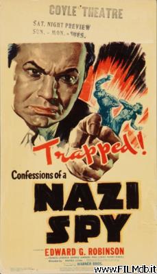 Cartel de la pelicula confessioni di una spia nazista
