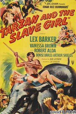 Locandina del film Tarzan e le schiave