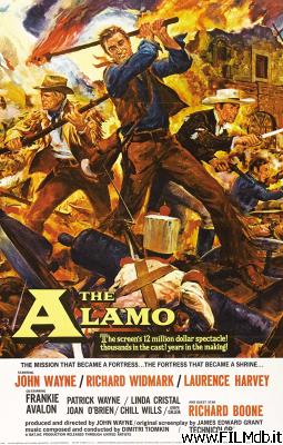 Locandina del film La battaglia di Alamo