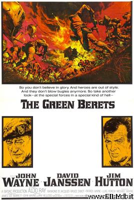 Affiche de film Les bérets verts