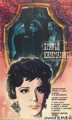 Affiche de film I fratelli Karamazov