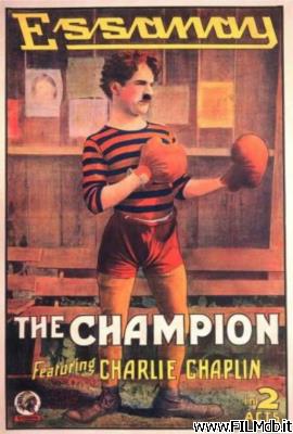 Cartel de la pelicula Charlot, campeón de boxeo [corto]