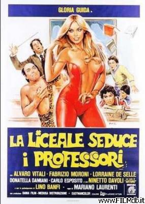 Locandina del film la liceale seduce i professori