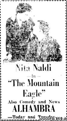 Affiche de film the mountain eagle