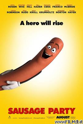 Affiche de film sausage party - vita segreta di una salsiccia