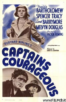 Affiche de film capitani coraggiosi