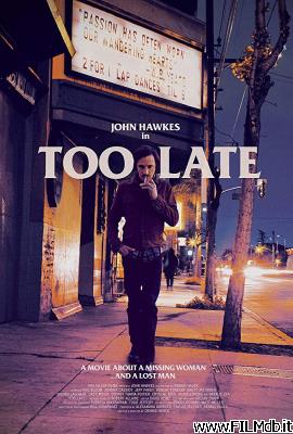 Poster of movie too late