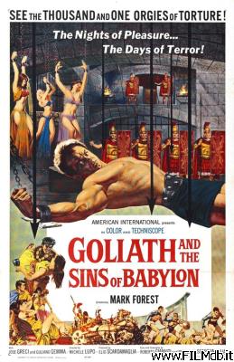 Poster of movie Goliath and the Sins of Babylon