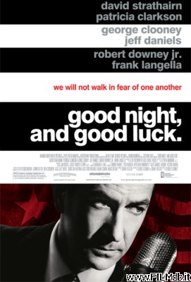 Locandina del film good night, and good luck.