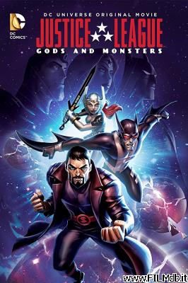 Cartel de la pelicula justice league: gods and monsters [filmTV]
