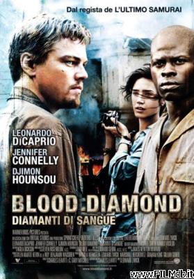 Locandina del film blood diamond: diamanti di sangue