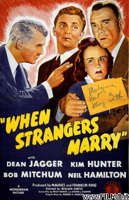 Affiche de film Étrange mariage