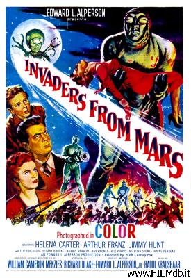 Cartel de la pelicula Invasores de Marte