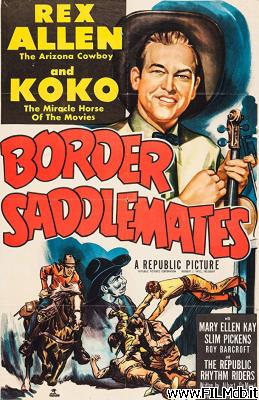 Affiche de film border saddlemates