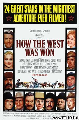 Locandina del film La conquista del West