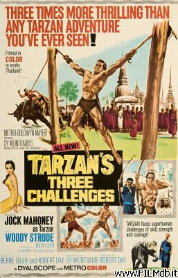 Locandina del film Le 3 sfide di Tarzan