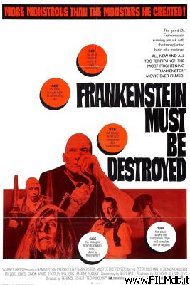 Affiche de film Le Retour de Frankenstein