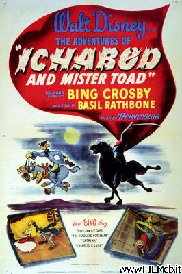 Cartel de la pelicula the adventures of ichabod and mr. toad