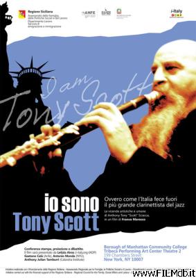 Cartel de la pelicula Io sono Tony Scott, ovvero come l'Italia fece fuori il più grande clarinettista del jazz