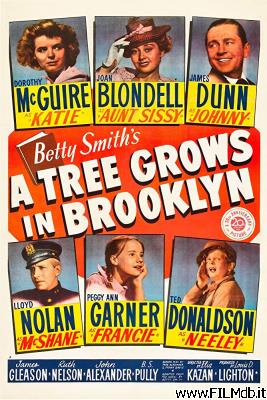 Affiche de film un albero cresce a brooklyn