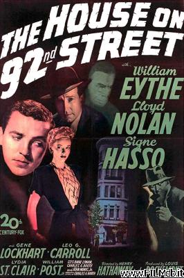 Affiche de film the house on 92nd street