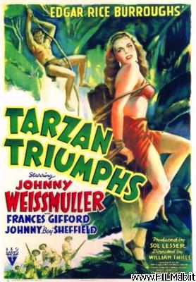 Locandina del film Il trionfo di Tarzan