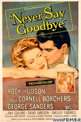 Poster of movie never say goodbye