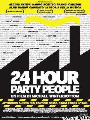 Cartel de la pelicula 24 hour party people