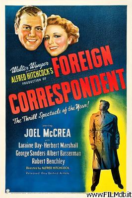 Poster of movie foreign correspondent