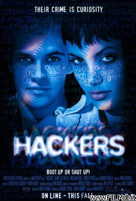 Cartel de la pelicula Hackers (Piratas informáticos)