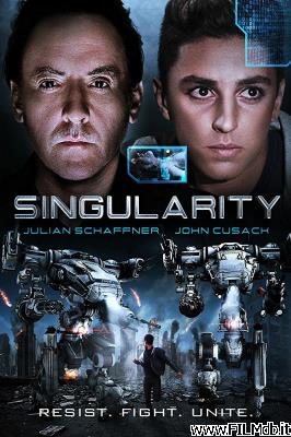 Affiche de film singularity - l'attacco dei robot