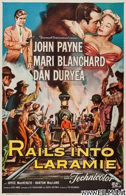 Poster of movie rails into laramie