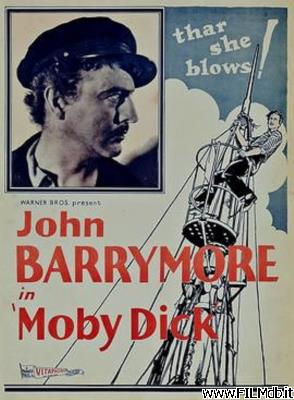 Locandina del film Moby Dick il mostro bianco