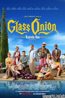 poster Locandina del film Glass Onion - Knives Out