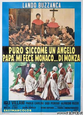 Cartel de la pelicula Puro siccome un Angelo papà mi fece monaco... di Monza
