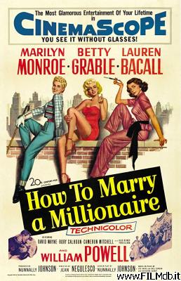 Cartel de la pelicula come sposare un milionario
