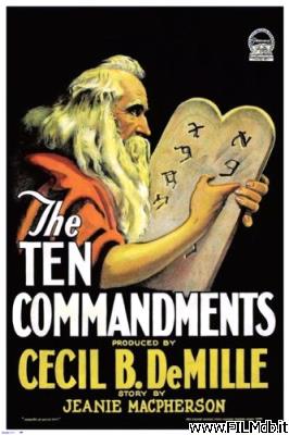Affiche de film The Ten Commandments