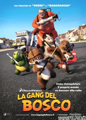 Poster of movie over the hedge