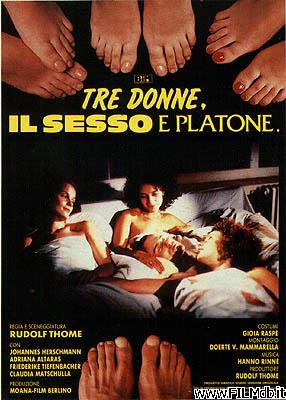 Locandina del film tre donne, il sesso e platone